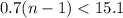 0.7(n-1)