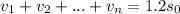 v_1+v_2+...+v_n=1.2s_0