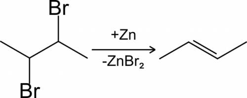 Какие соединения получают при действии цинка на 1,2-дибромпропан,2,3-дибромбутан?