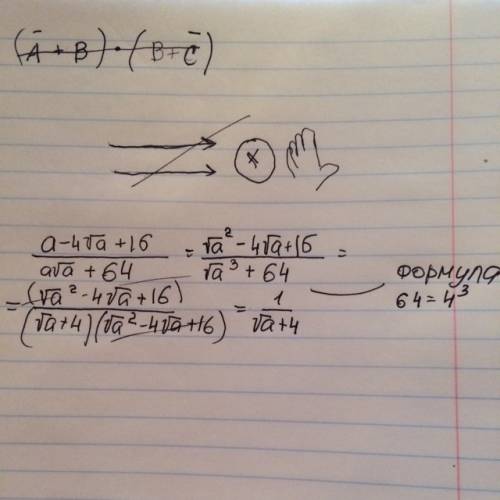 8класс ! сократите дробь a-4√a+16 a√a +64