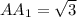 AA_1= \sqrt{3}