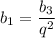 b_1= \dfrac{b_3}{q^2}