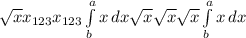 \sqrt{x} x_{123} x_{123} \int\limits^a_b {x} \, dx \sqrt{x} \sqrt{x} \sqrt{x} \int\limits^a_b {x} \, dx