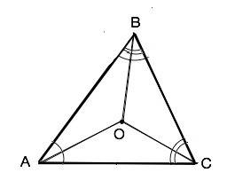 Биссектрисы треугольника авс, в котором угол а= 40градусов, пересекаются в точке о. найдите угол вос
