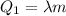 Q_1=\lambda m