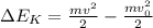 \Delta E_K=\frac{mv^2}{2}-\frac{mv_0^2}{2}