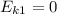 E_{k1}=0