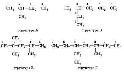 Скакой стороны начать нумерацию алкана, если радикалы с обеих сторон на равном расстоянии? причем ра