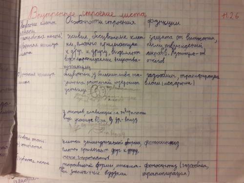 Мне нужно составить таблицу ткани растений и включить в таблицу следующие графы: название ткани,функ