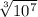 \sqrt[3]{10^7}