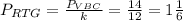 P_{RTG} = \frac{P_{VBC}}{k} = \frac{14}{12} = 1 \frac{1}{6}