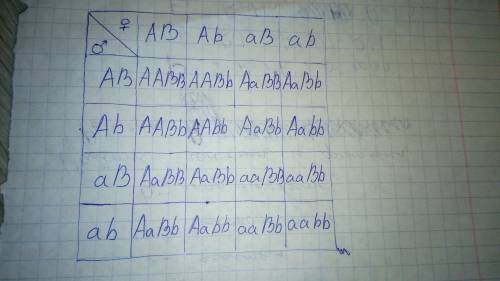 Известно, что нормальный рост у овса доминирует над гигантизмом, а раннеспелость над позднеспелостью