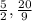 \frac{5}{2},\frac{20}{9}