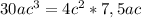 30ac^{3}=4c^{2}*7,5ac