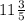 11 \frac{3}{5}