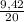 \frac{9,42}{20}