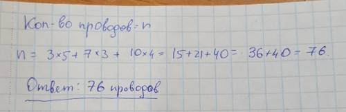 Вкомнате 20 компьютеров, и все они соединены . от трёх компьютеров отходит по 5 проводов, от семи —