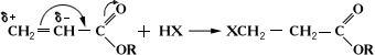 Закончить уравнение: ch2=ch-cooh+hcl