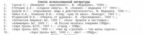 Подготовить итоговый реферат на тему наркомания - разрушительная болезнь