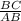 \frac{BC}{AB}