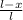 \frac{l-x}{l}