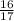 \frac{16}{17}