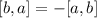 [b,a]=-[a,b]