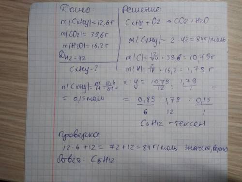 40 ів! (есть рус перевод (снизу) відносна густина пари речовини за воднем 42. знайдіть формулу сполу