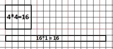 Решить . квадрат стороной 4 см разрезали на квадраты со стороной 1 см. из полученных квадратов соста