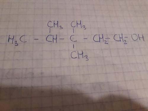 Напишите структурные формулы следующих спиртов а)3.3.4- триметилпентанол-1