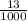 \frac{13}{1000}