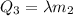 Q_3 = \lambda m_2