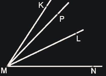 По дано, что ∡kmp=9°, ∡pml=18°, ∡lmn=27°. сколько на рисунке углов с разными величинами? (введи числ