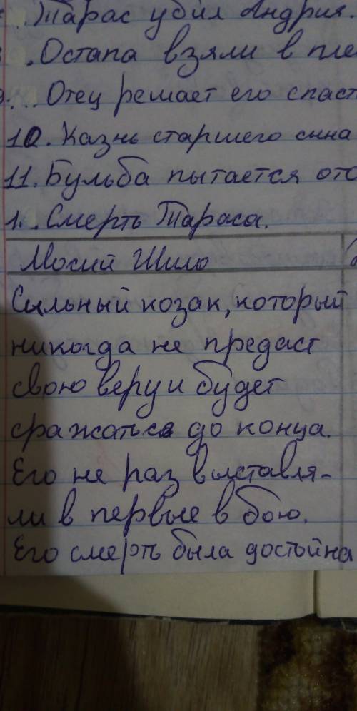 До вечера. изтараса бульбы ,,подвиги его казаков написать про всех .это дмит попович,кокубенко, нев