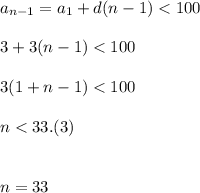 \displaystyle a_{n-1}=a_1+d(n-1)