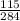 \frac{115}{284}