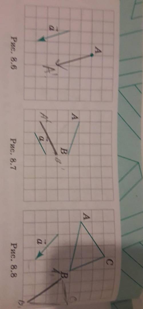 Изобразите точку а, полученную из точки а параллельным переносом на вектора а . !