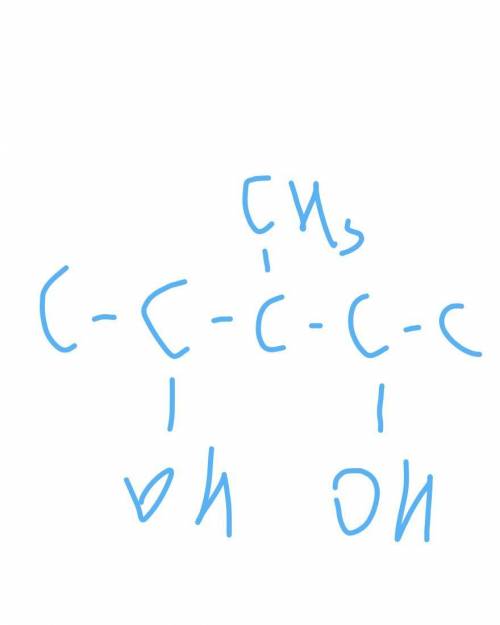 3-метилпентадиол-2,4 составить структурную формулу вещества
