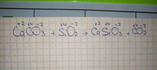 Caco3+sio2=casio3+co2 степень окисления? ​