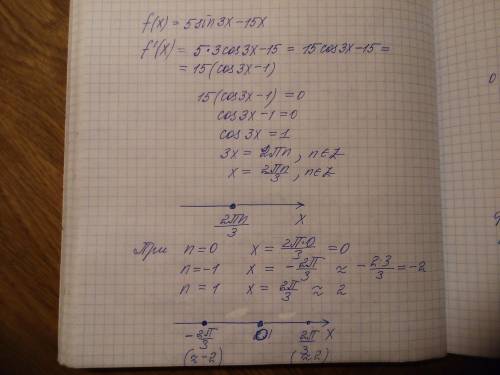 Какое из чисел f(36,8), f(36,9), f(37) является наиболь- шим, если f(x) = 5sin 3x – 15x? можете реши