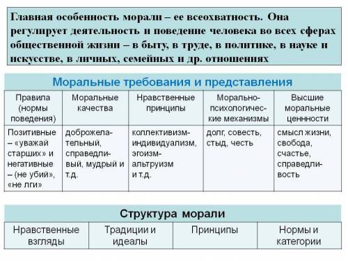 Общество мораль основные принципы и нормы морали