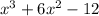 x^3+6x^2-12\\