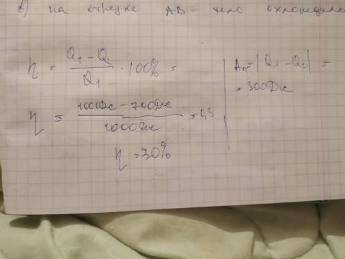 Нагреватель в тепловом двигателе передает газу 1000 дж энергии, а холодильнику отдает 700 дж энергии