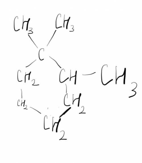 Составить структурную формулу 1, 1, 2 - триметилциклогексана​