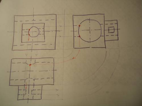 Как начертить 1 вид? остальные сам смогу. (просто не могу понять как 1 вид сделать)! ​