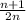 \frac{n+1}{2n}