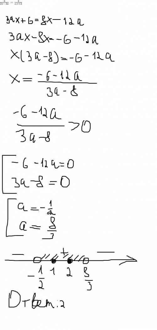Найти наибольшее целое значение параметра a, при котором данное уравнение имеет положительный коре