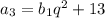 a_3=b_1q^2+13