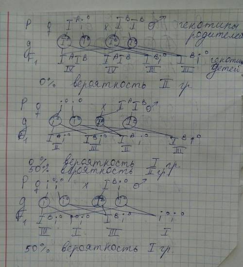 У человека имеются четыре фенотипа по группам крови: I(0), II(А), III(В), IV(АВ). Ген, определяющий