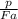 \frac{p}{Fa}